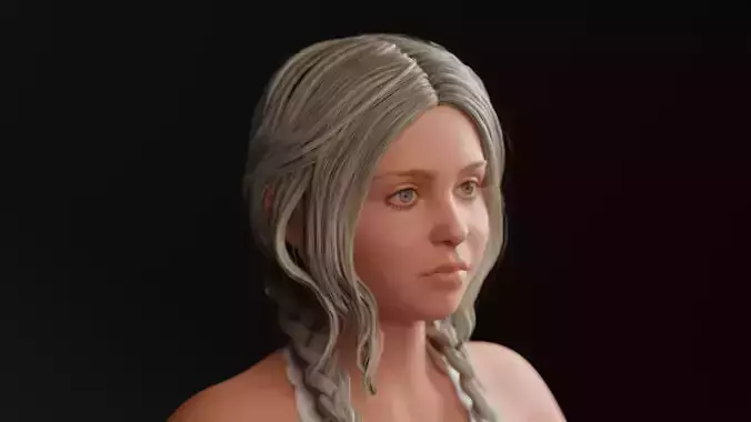 Brittany Rigged Blender Model