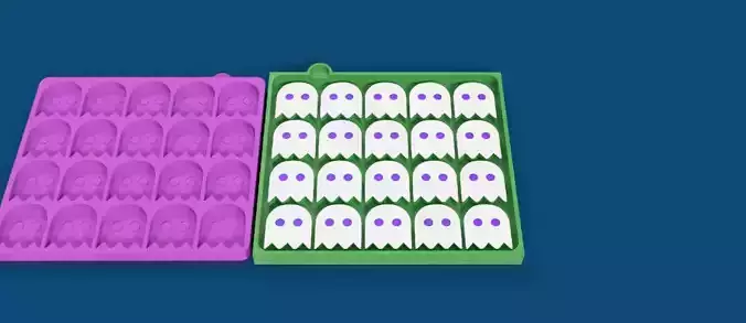 Cute Ghost Mold  20 Cavity 