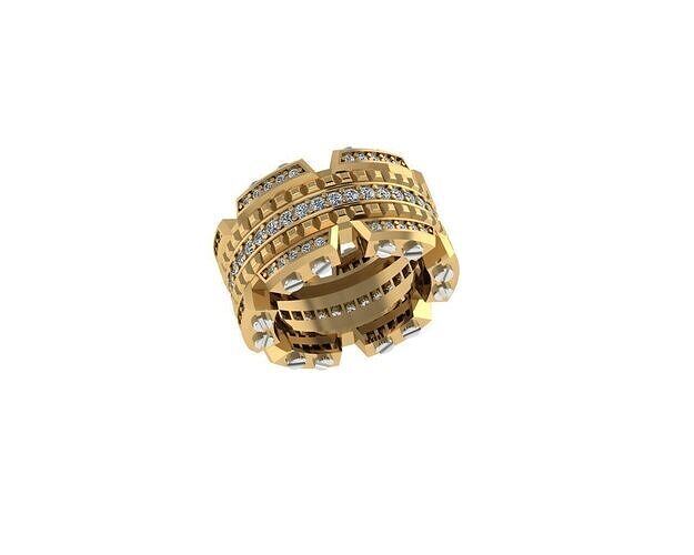 Rings 3D print model