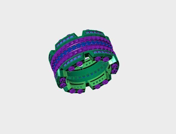 Rings 3D print model_2