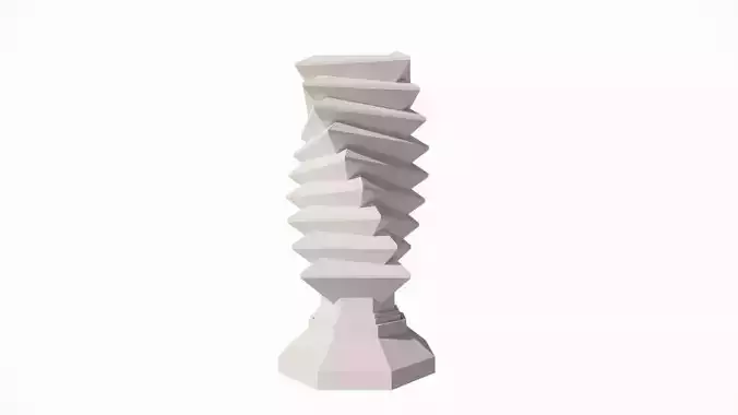 Special 3D algorithmic designs and forms 3D print model
