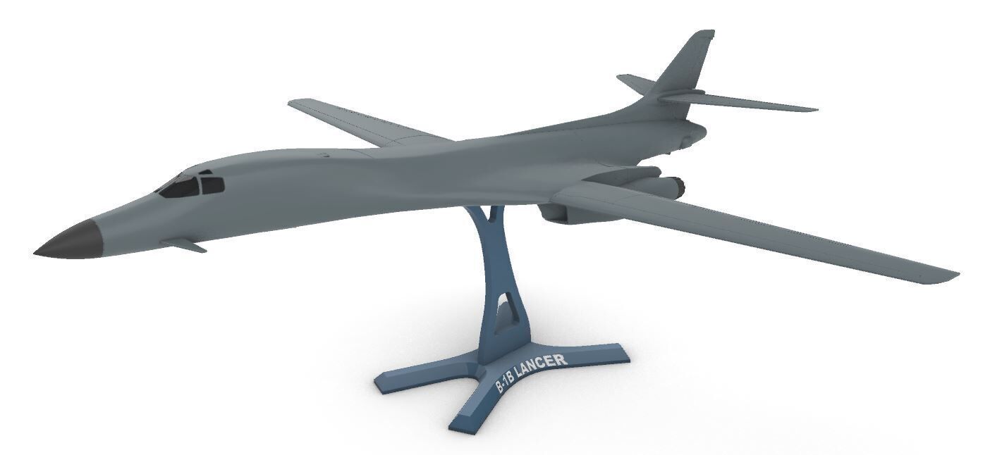 B-1B LANCER 3D print model_3