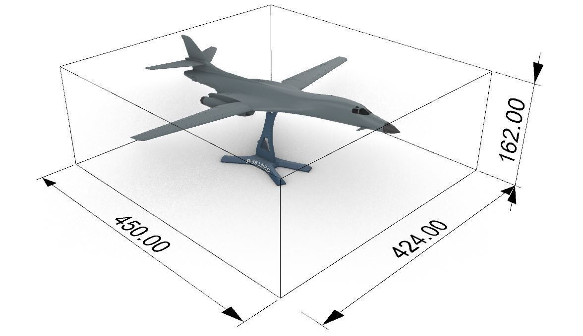 B-1B LANCER 3D print model_1