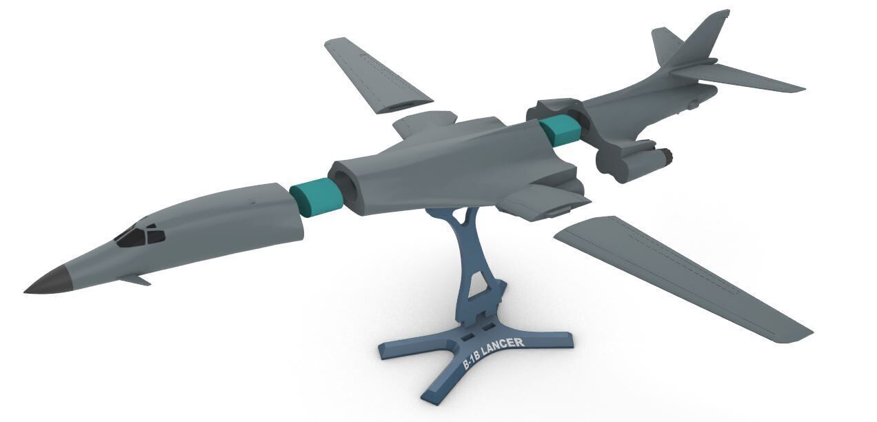 B-1B LANCER 3D print model_6