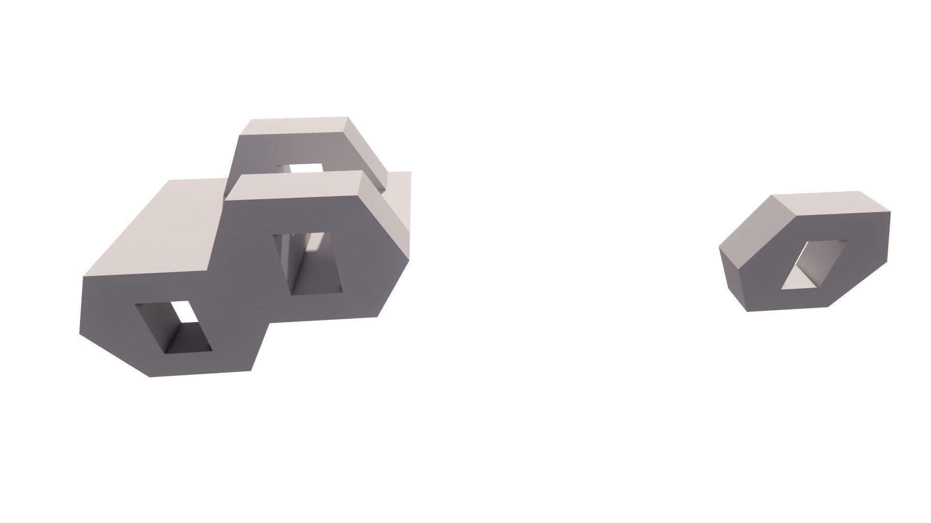 Special 3D algorithmic designs and forms 3D print model_17