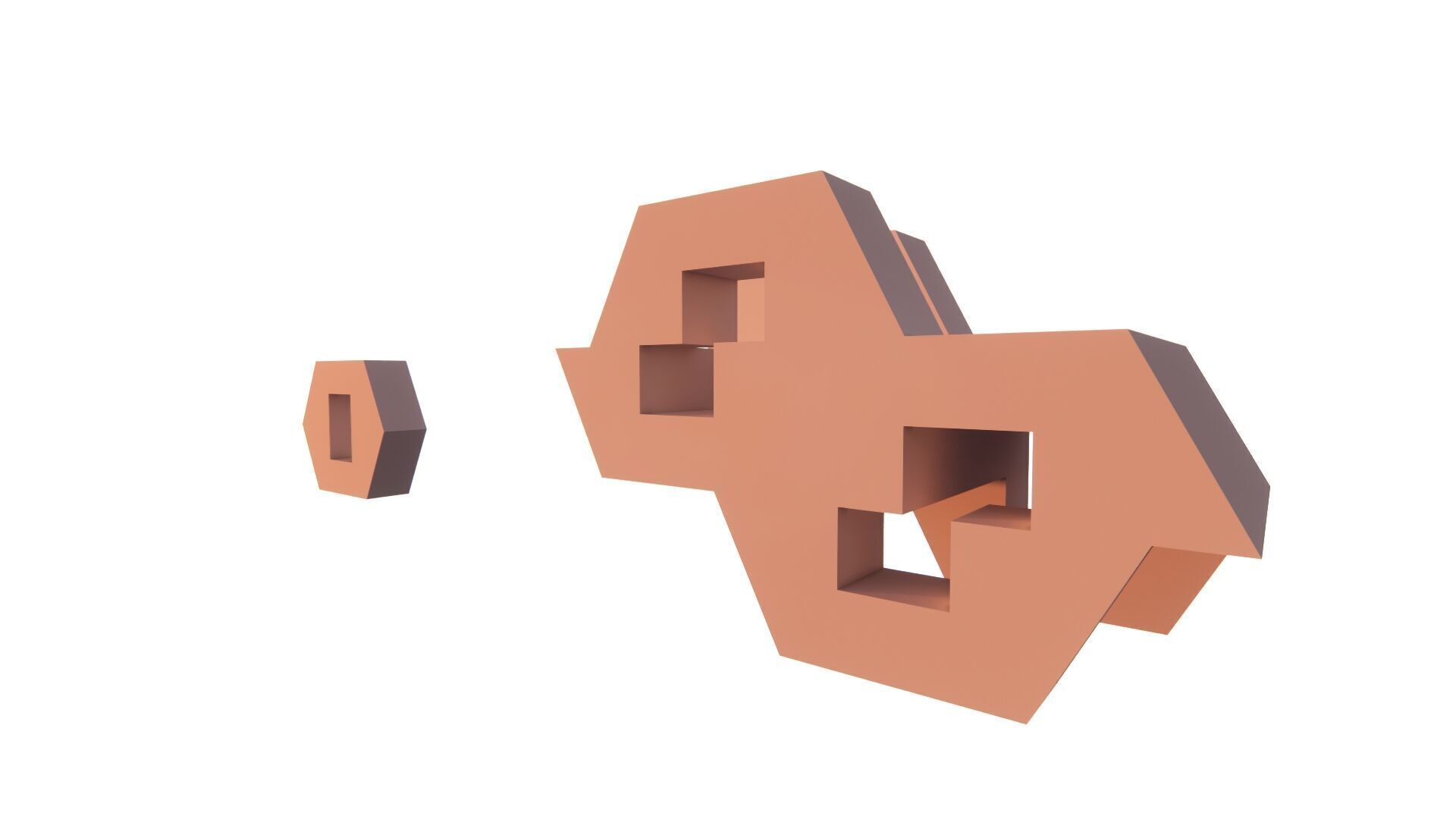 Special 3D algorithmic designs and forms 3D print model_11