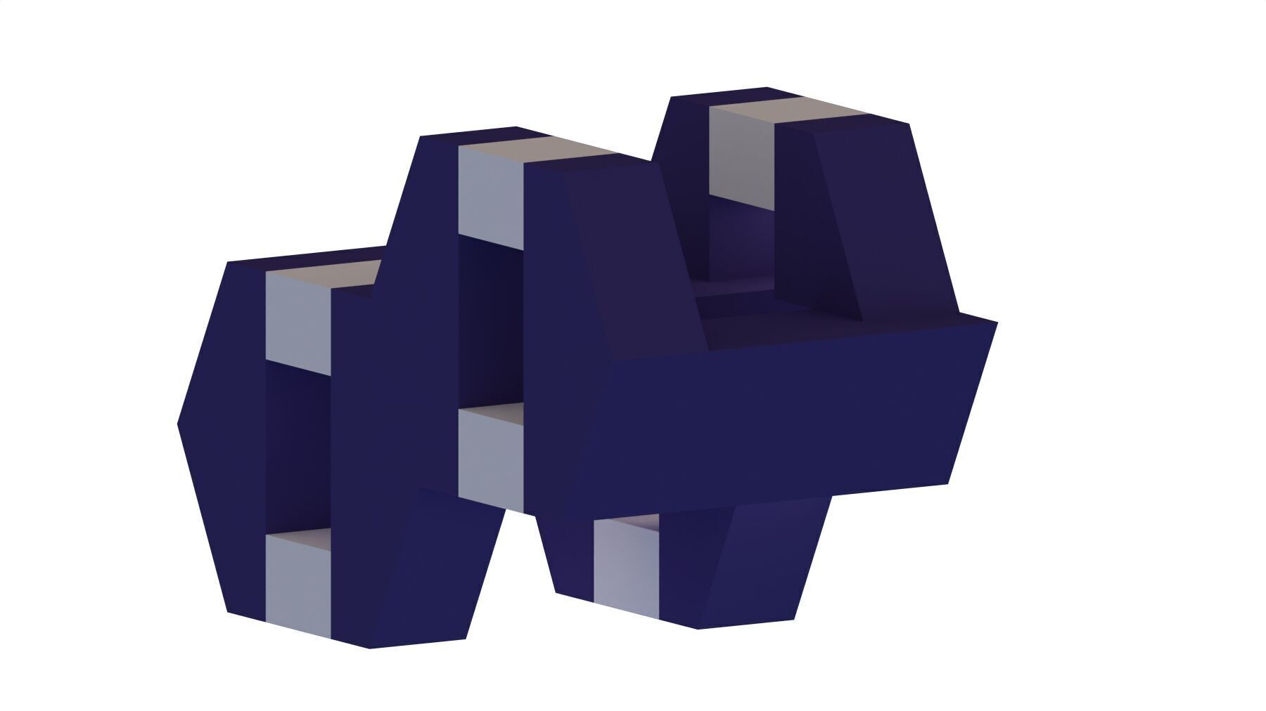 Special 3D algorithmic designs and forms 3D print model_8