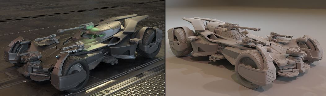 justice league batmobile 3D print model_8