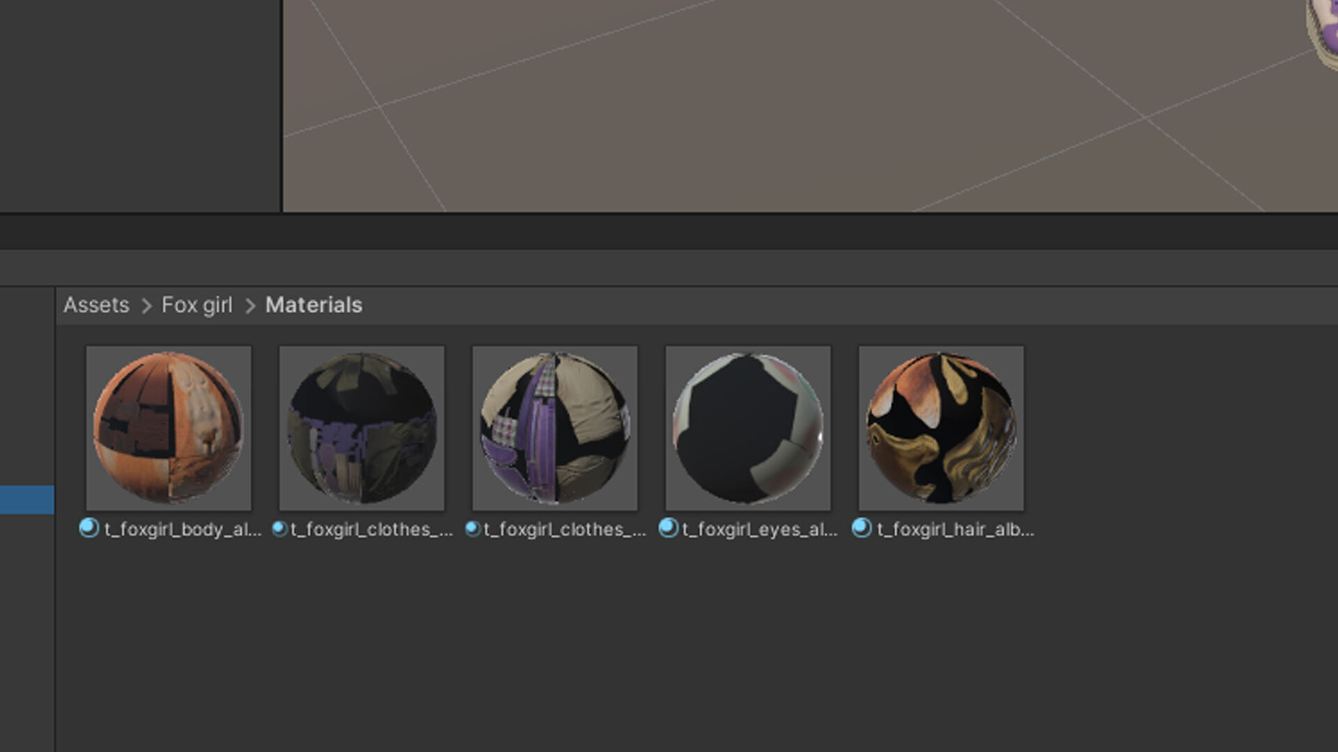 Fox girl Low-poly 3D model_25