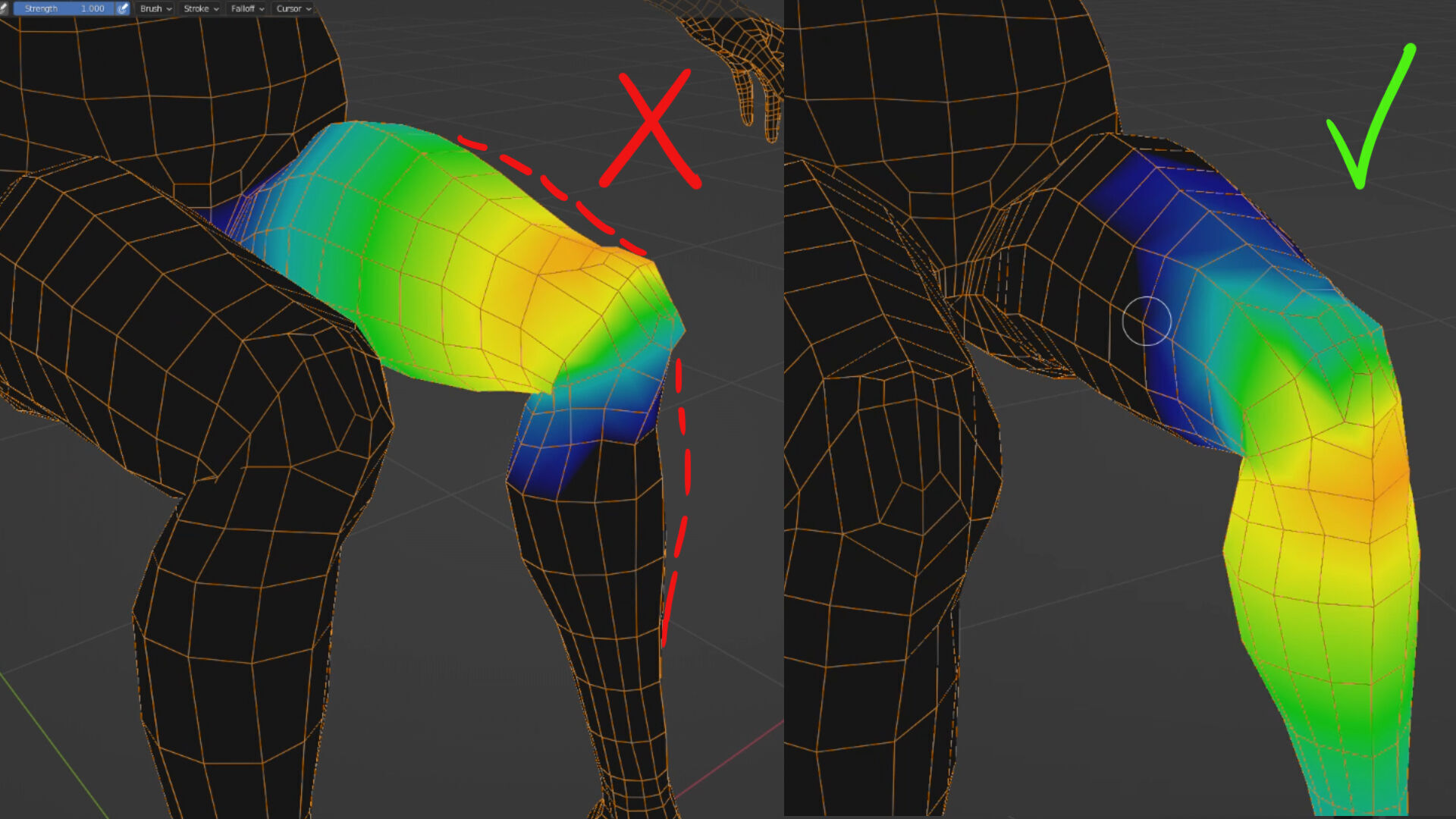 Fox girl Low-poly 3D model_16