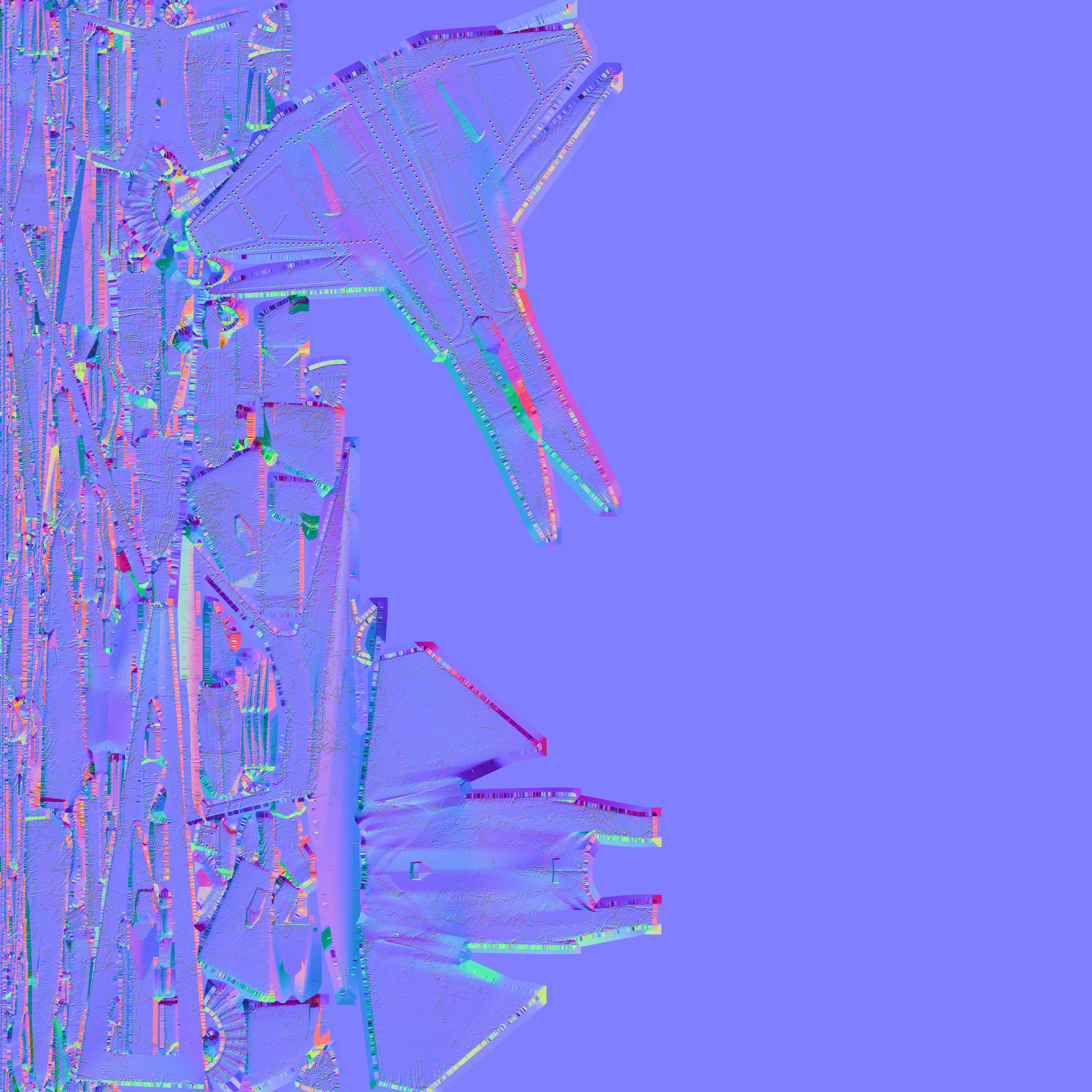 Multirole Fighter Jet Toy Low-poly 3D model_3