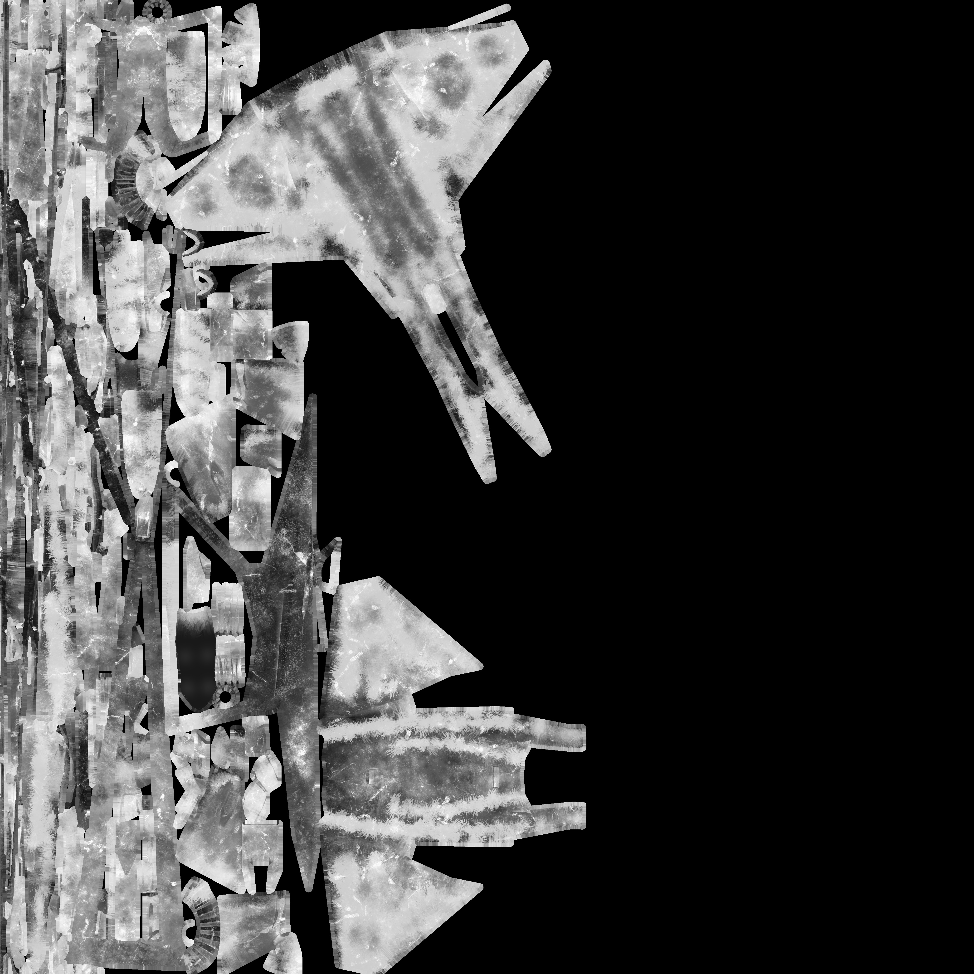 Multirole Fighter Jet Toy Low-poly 3D model_4