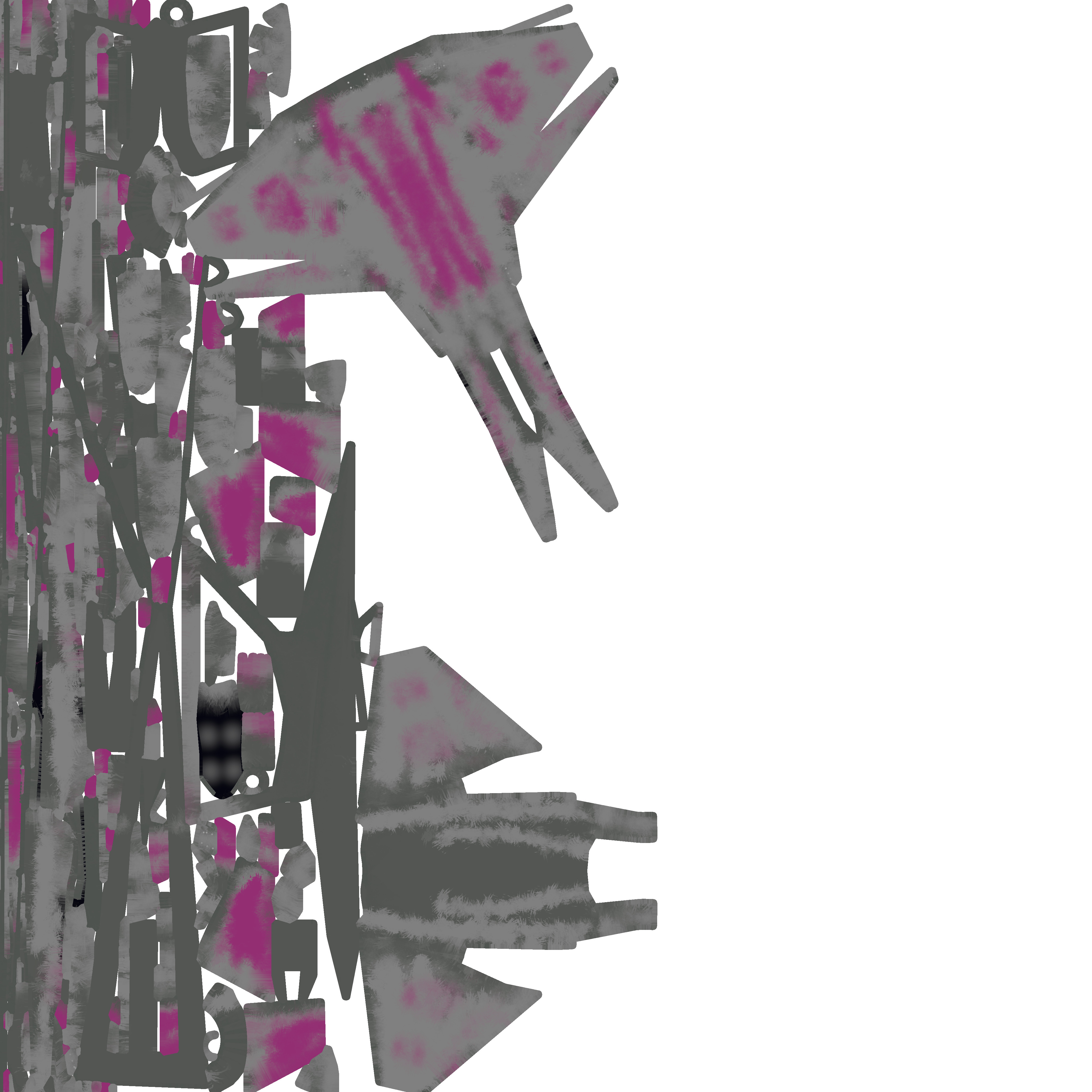 Multirole Fighter Jet Toy Low-poly 3D model_1