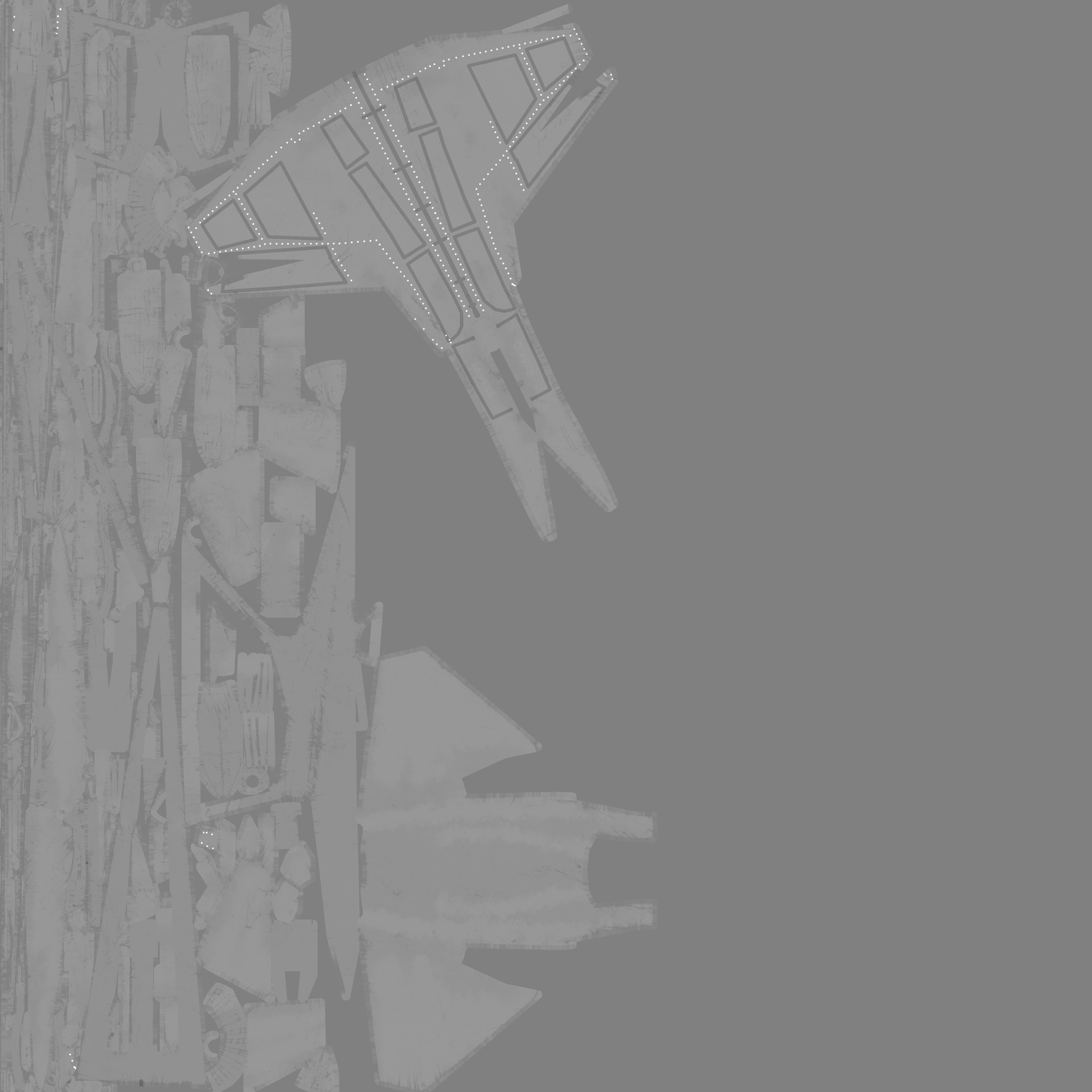 Multirole Fighter Jet Toy Low-poly 3D model_2