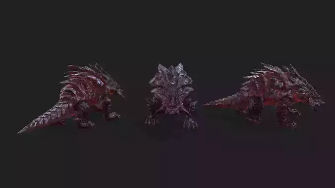 Monster animation 2870 frames full version animation