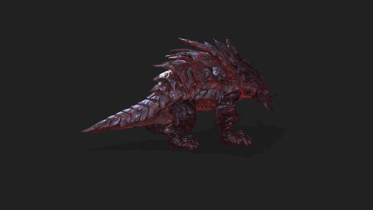 Monster animation 2870 frames full version animation Low-poly 3D model_2