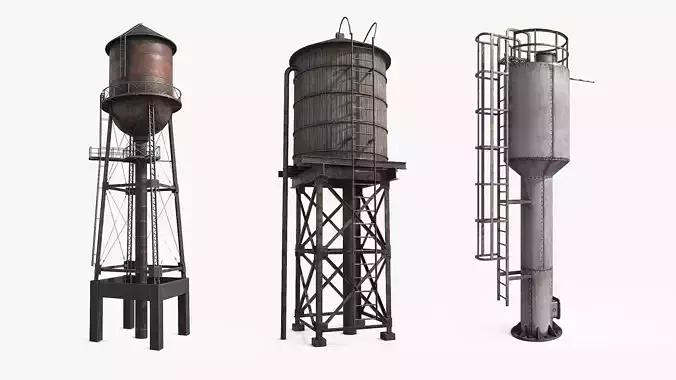 Vintage Water Tower Collection 