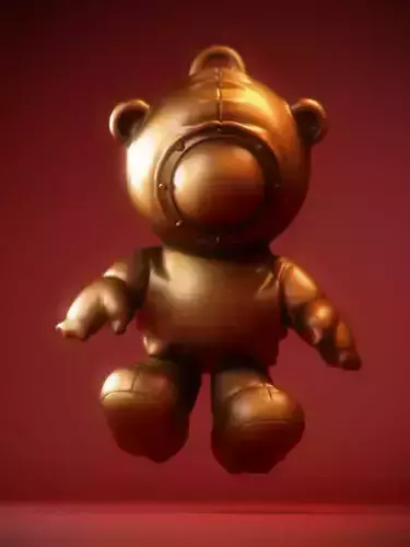 Astro Teddy 3D print model