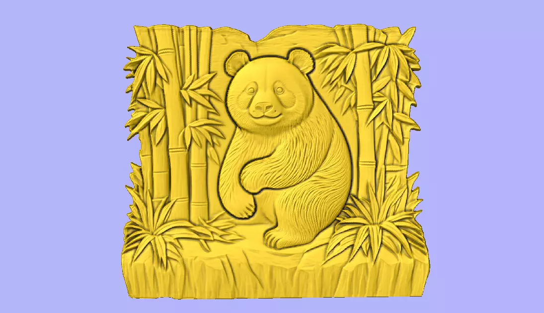 URSO PANDA 3 3D model_0