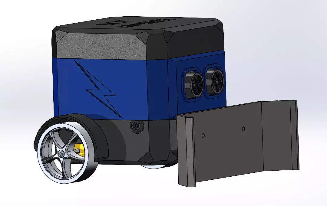 Autosumo bot 3D print model