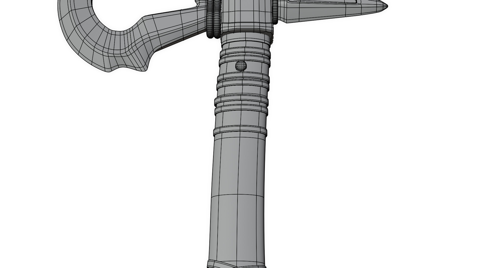 Realistic Tomahawk High-Detail Historical Design for Renders 3D model_12