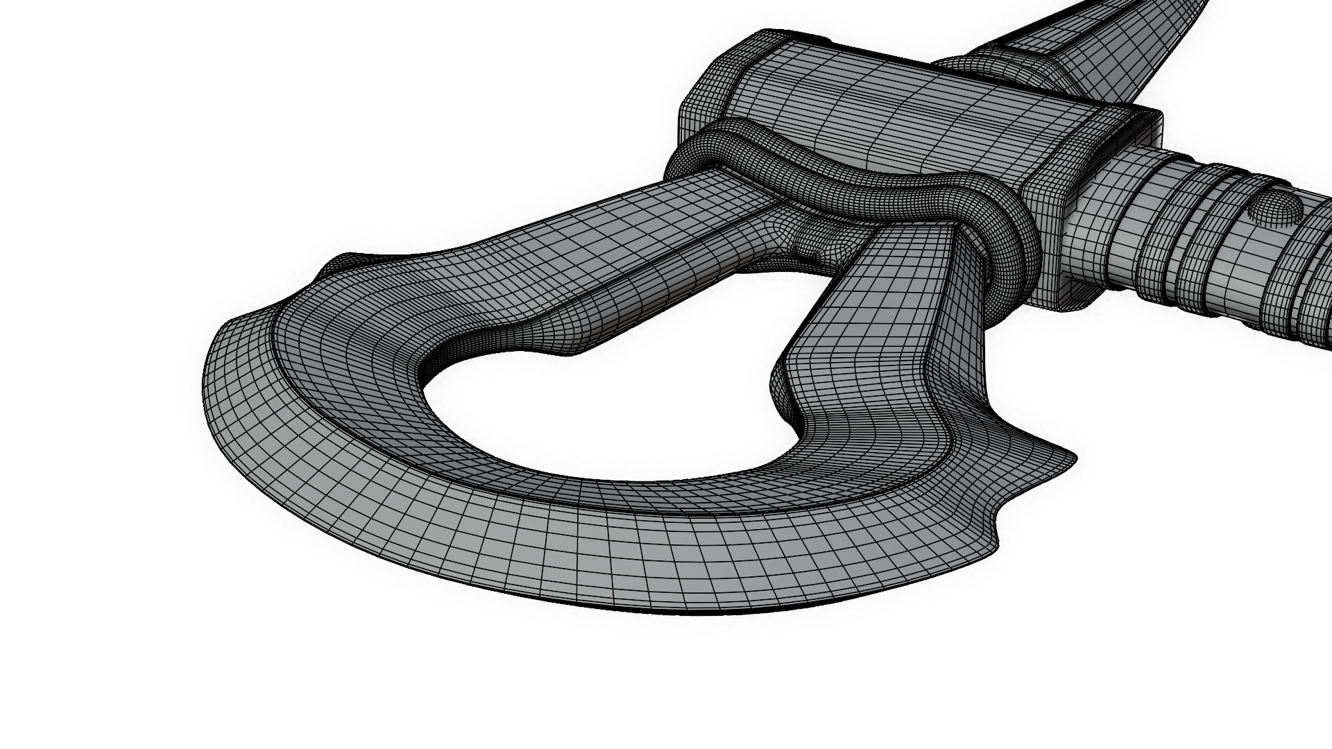 Realistic Tomahawk High-Detail Historical Design for Renders 3D model_10