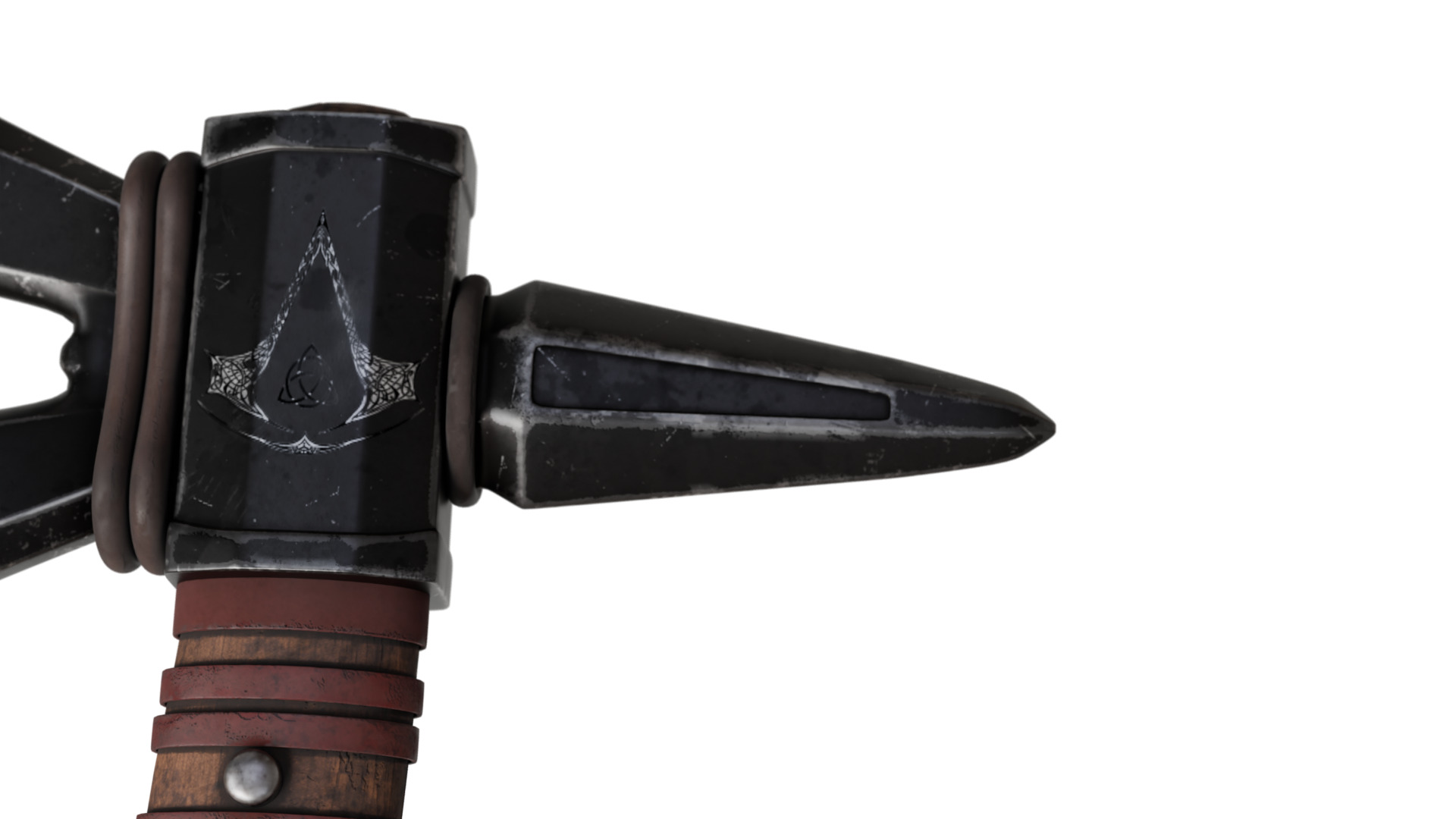 Realistic Tomahawk High-Detail Historical Design for Renders 3D model_2