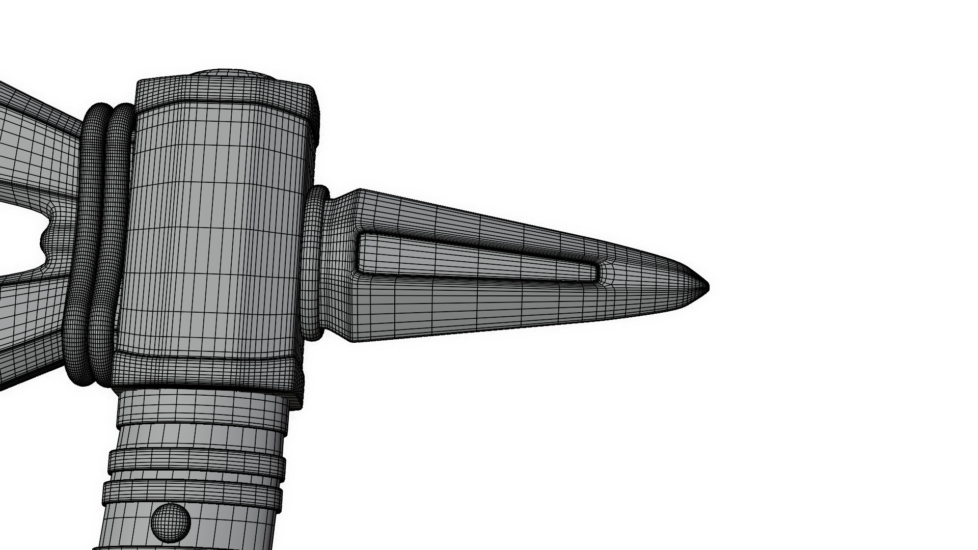 Realistic Tomahawk High-Detail Historical Design for Renders 3D model_8