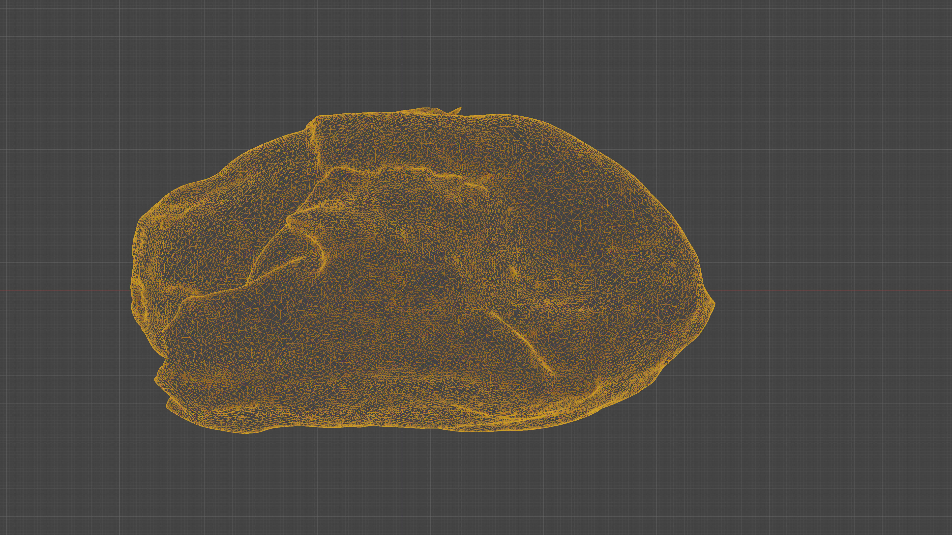 Scanned pistachio nut Low-poly 3D model_20