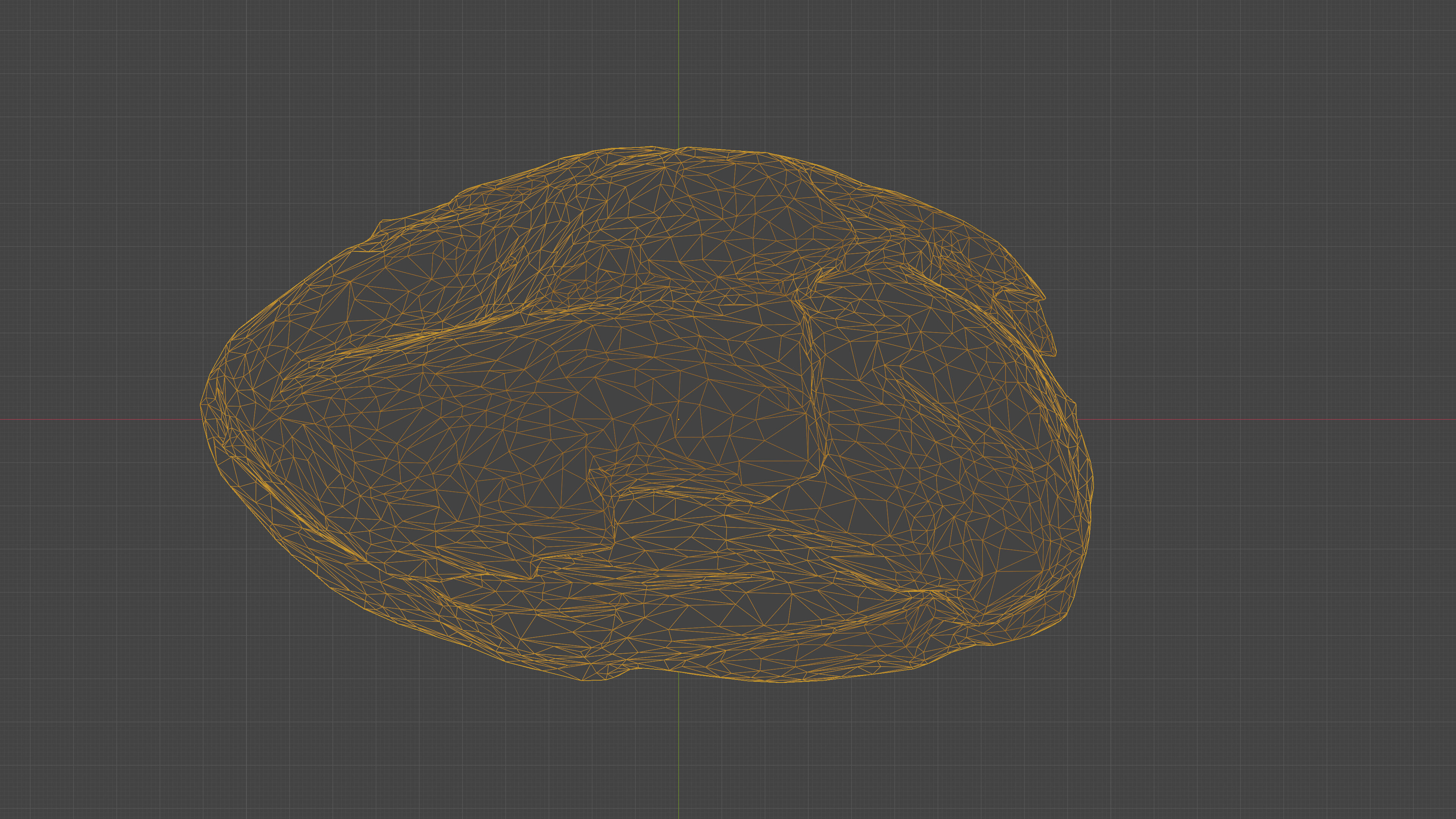Scanned pistachio nut Low-poly 3D model_28