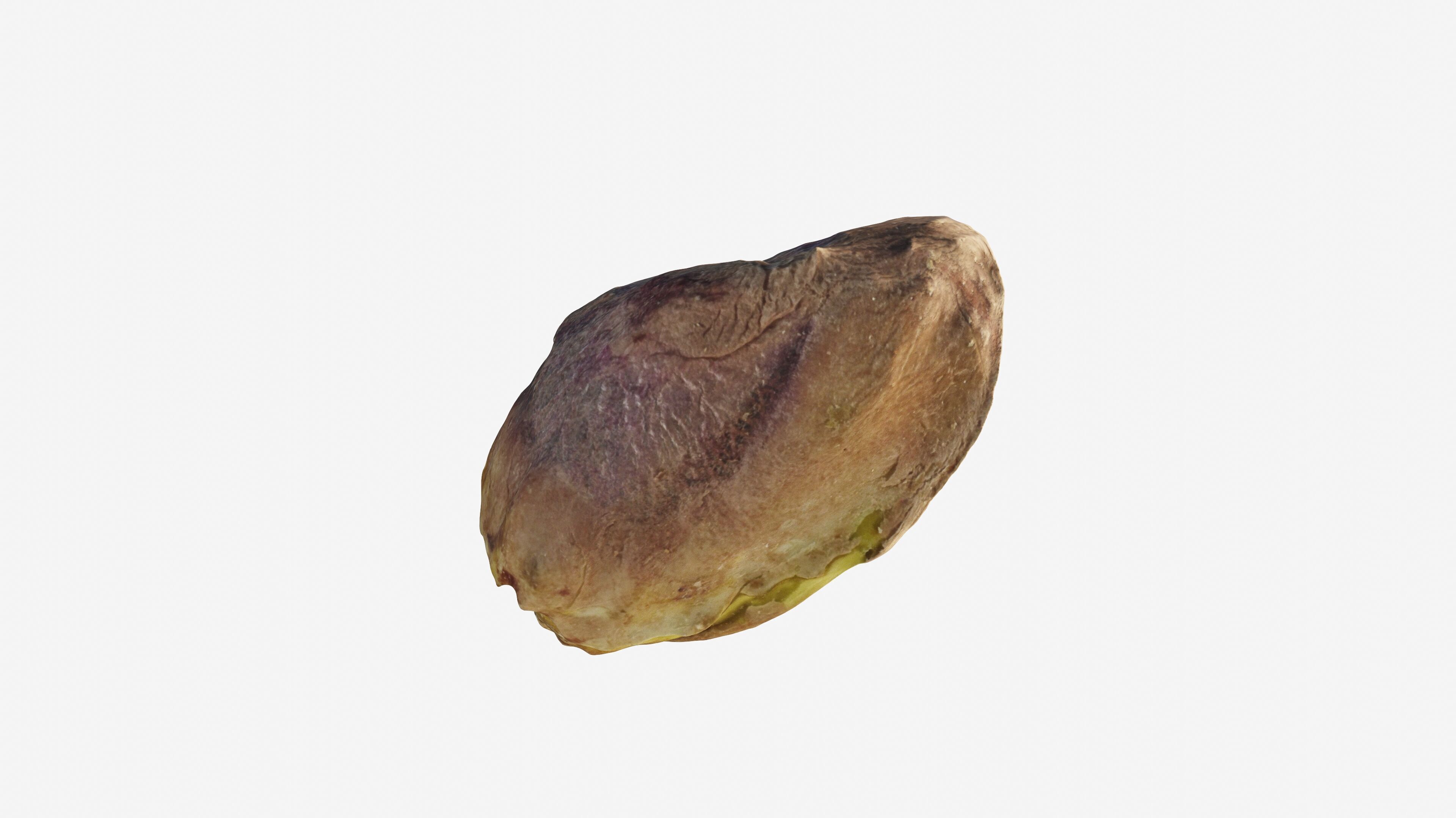 Scanned pistachio nut Low-poly 3D model_11