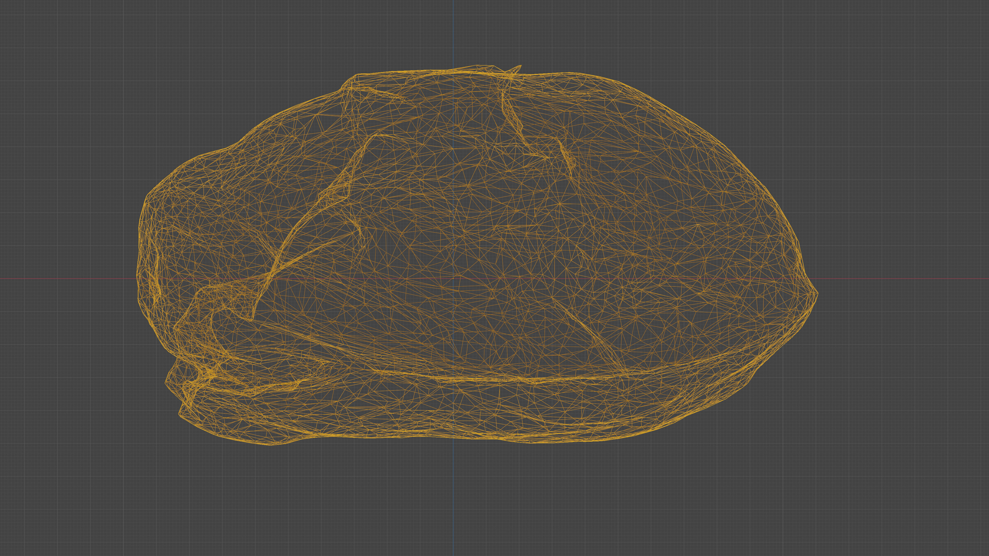 Scanned pistachio nut Low-poly 3D model_32