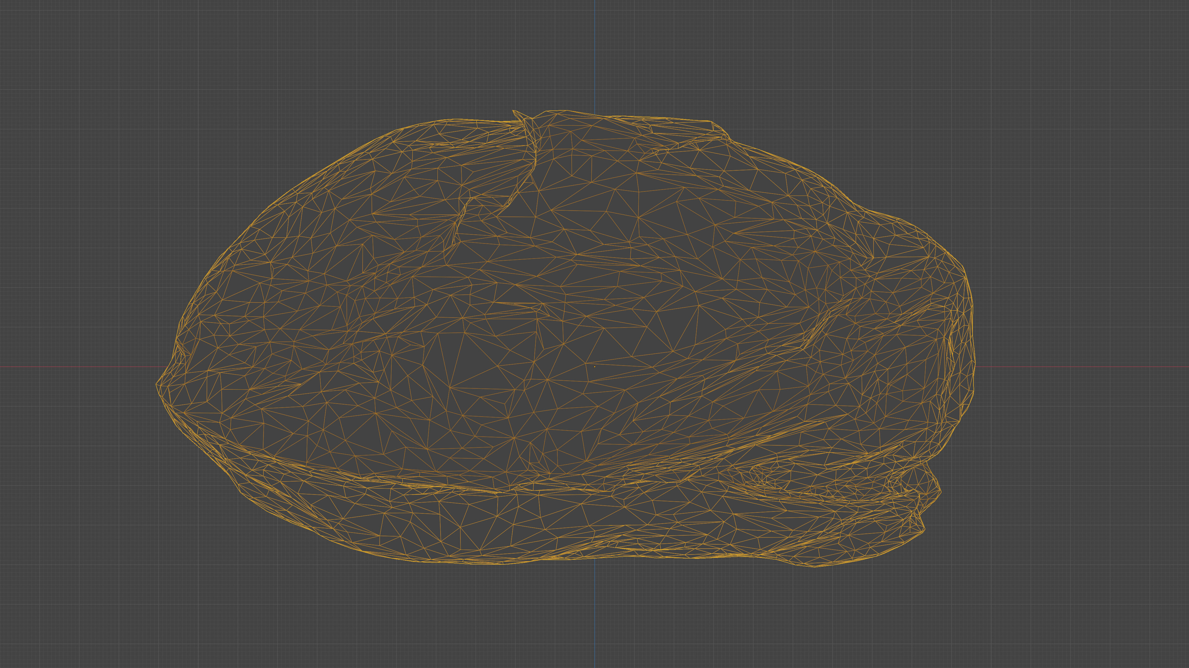 Scanned pistachio nut Low-poly 3D model_29