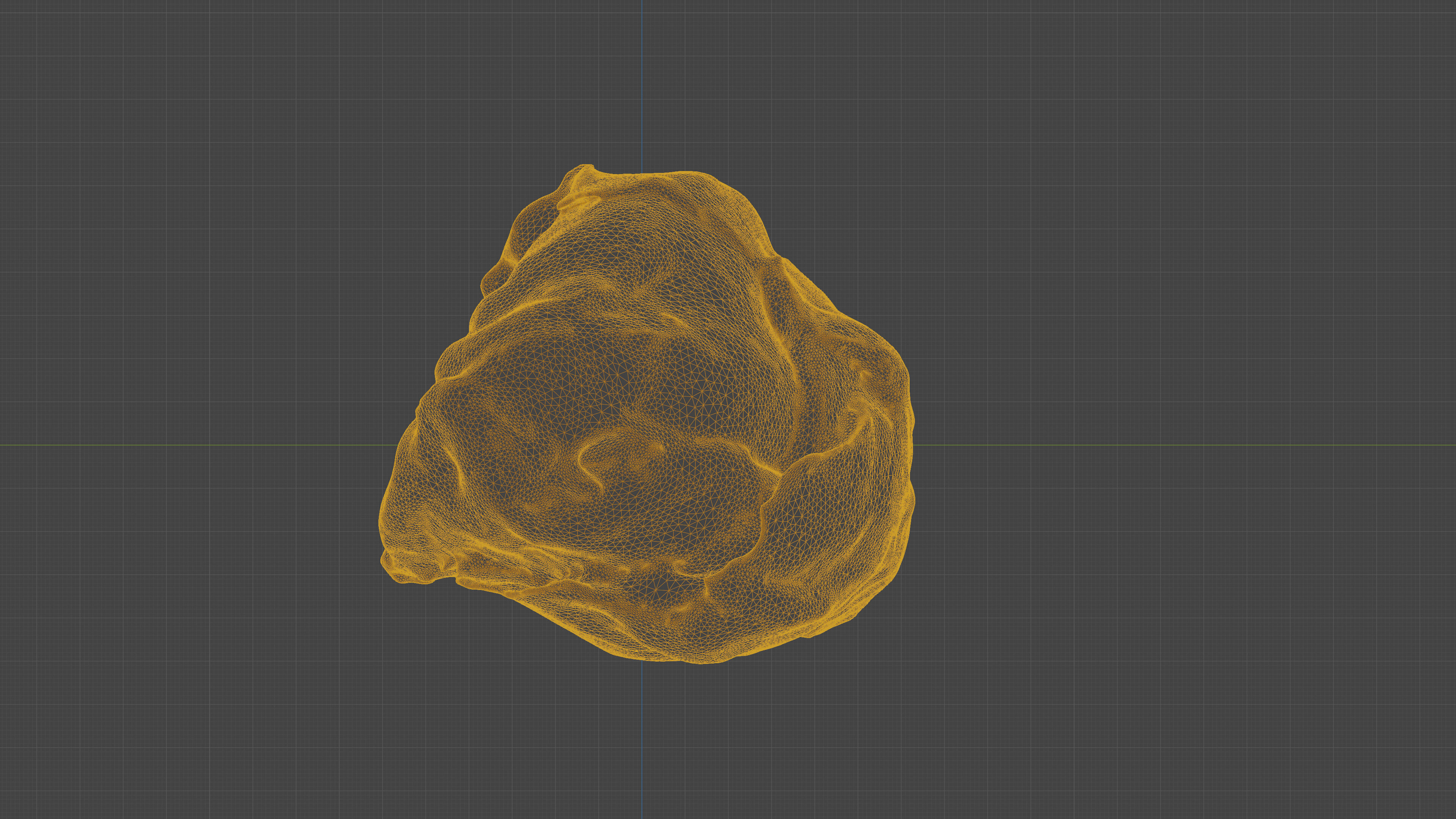 Scanned pistachio nut Low-poly 3D model_21