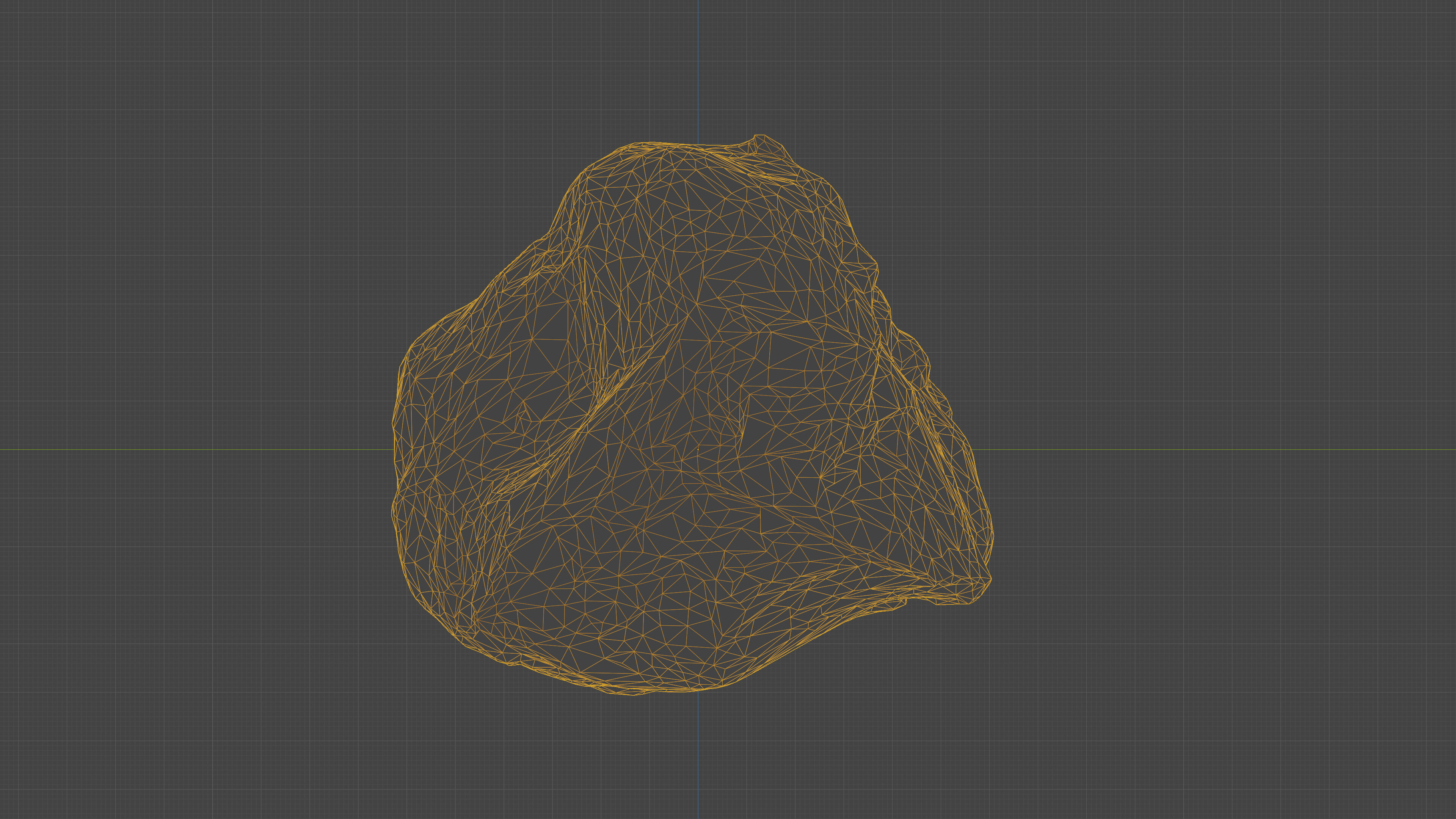 Scanned pistachio nut Low-poly 3D model_31