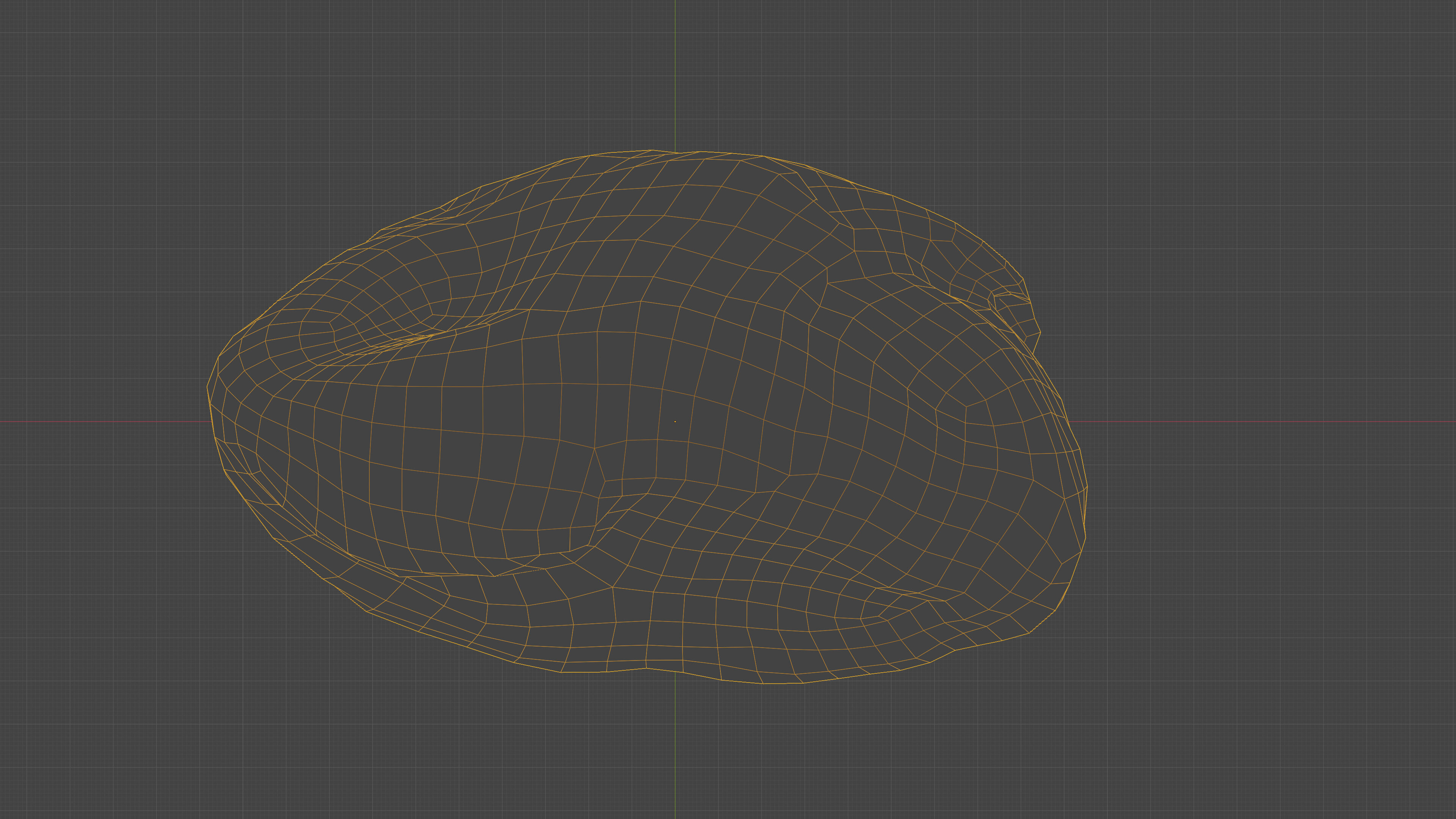 Scanned pistachio nut Low-poly 3D model_4