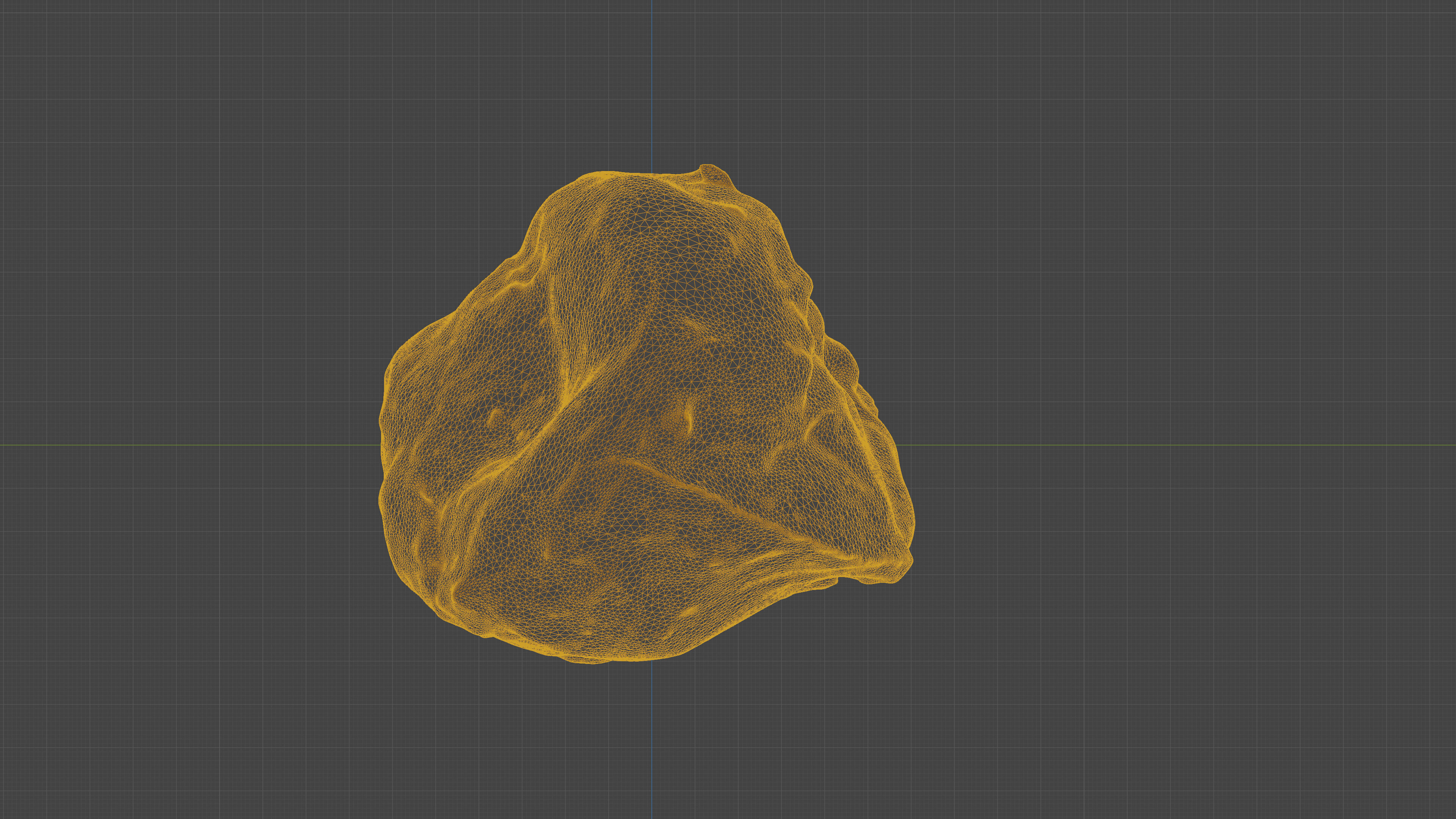 Scanned pistachio nut Low-poly 3D model_22