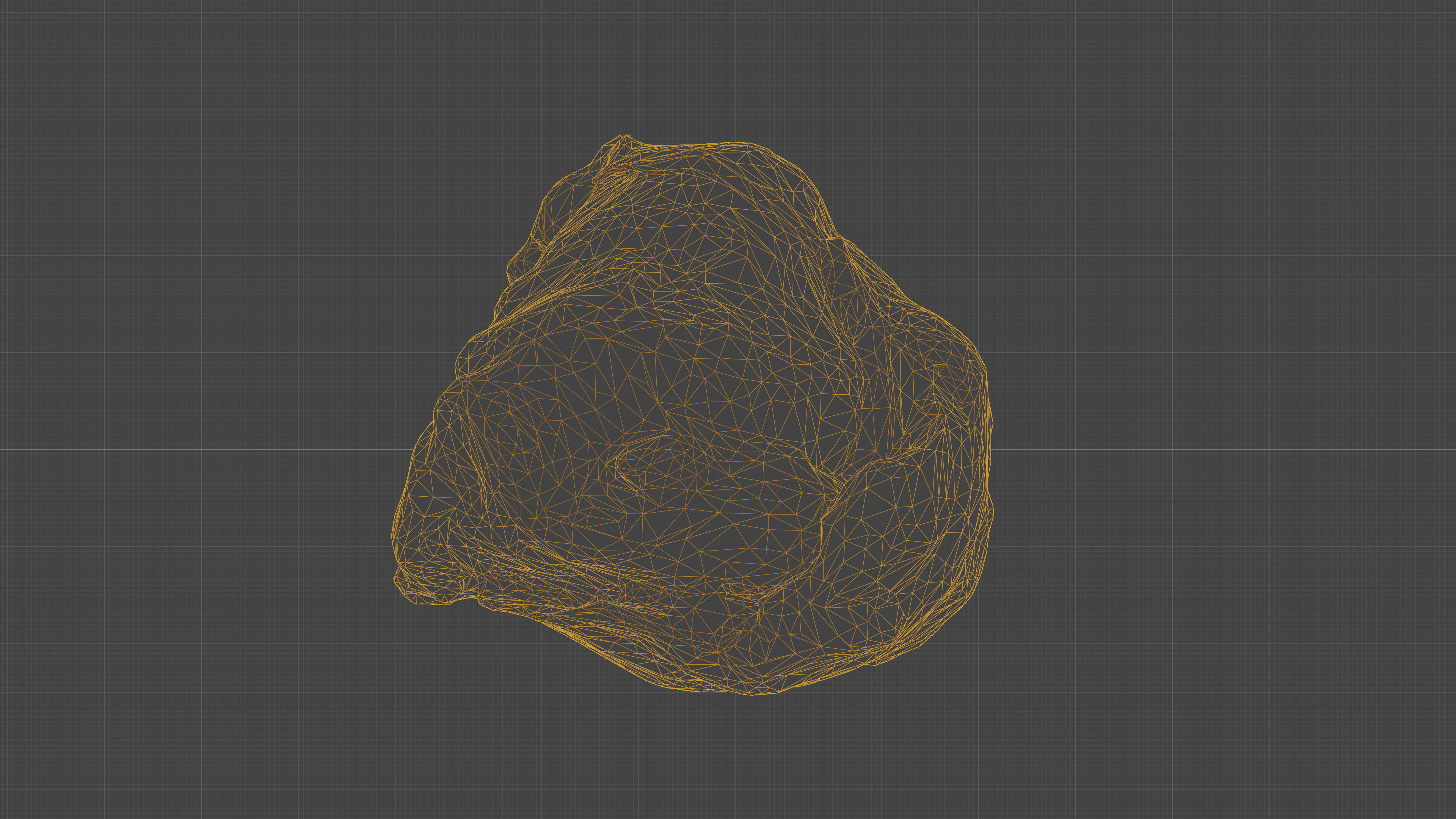 Scanned pistachio nut Low-poly 3D model_30