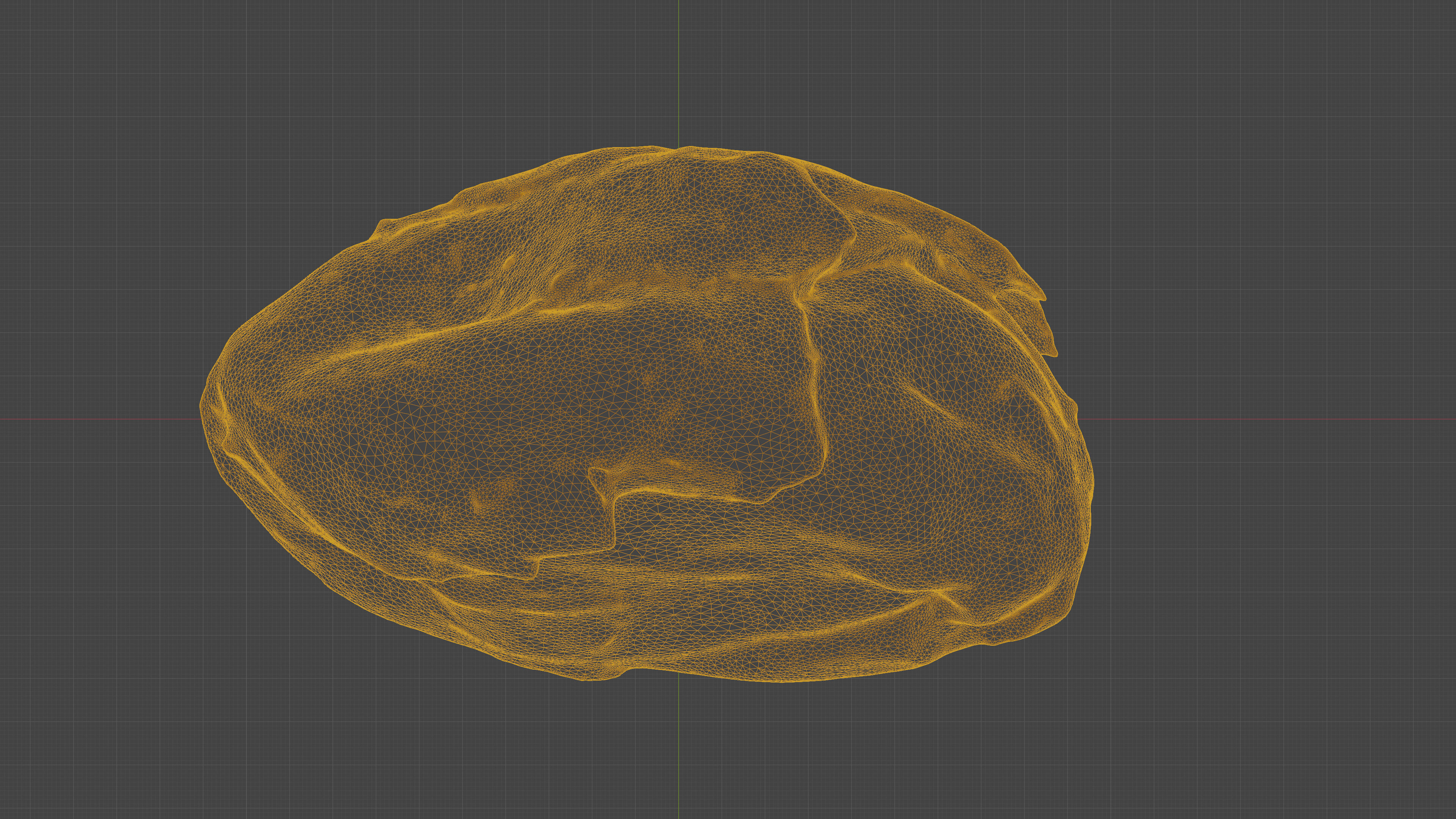 Scanned pistachio nut Low-poly 3D model_17