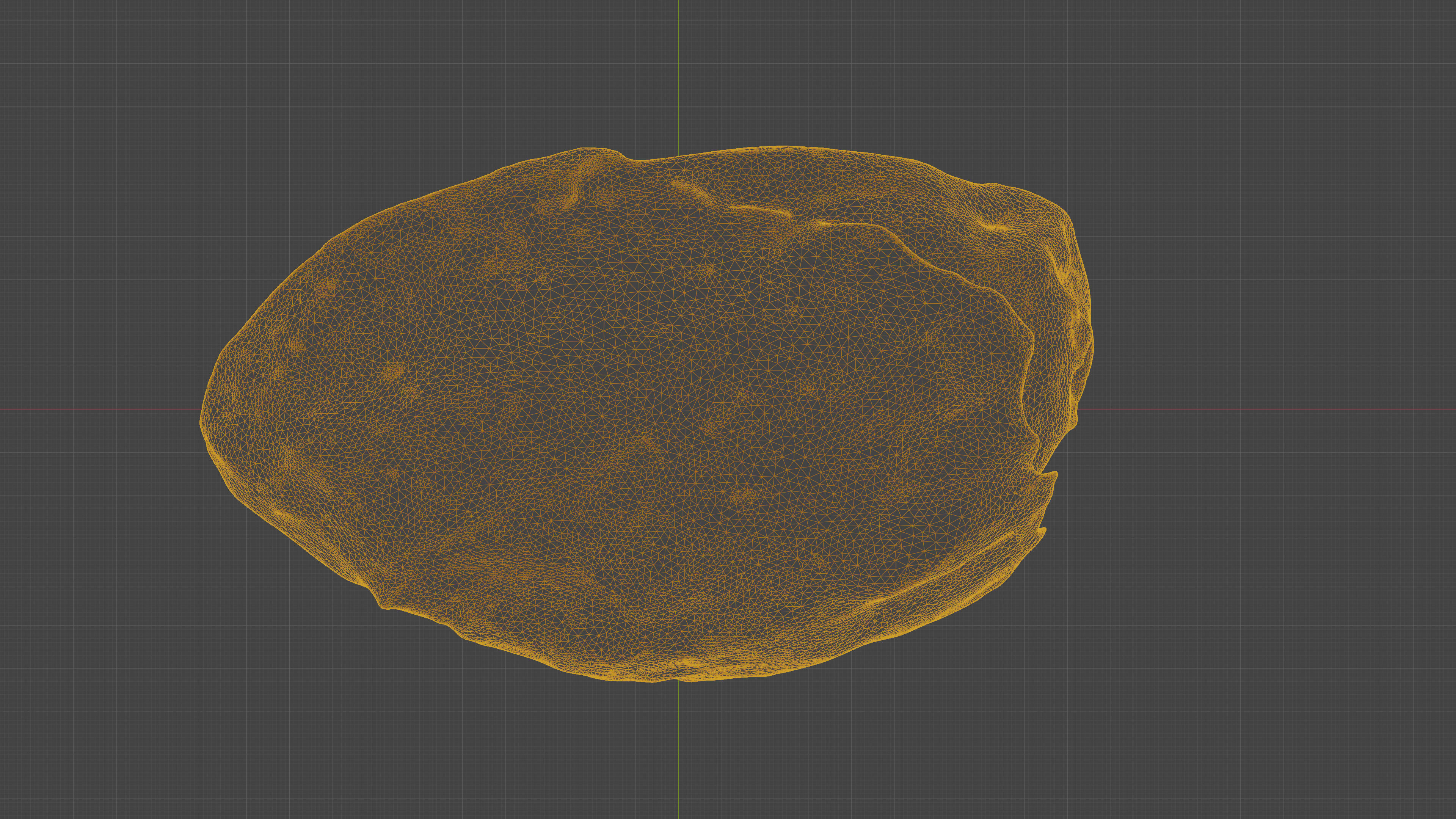 Scanned pistachio nut Low-poly 3D model_18