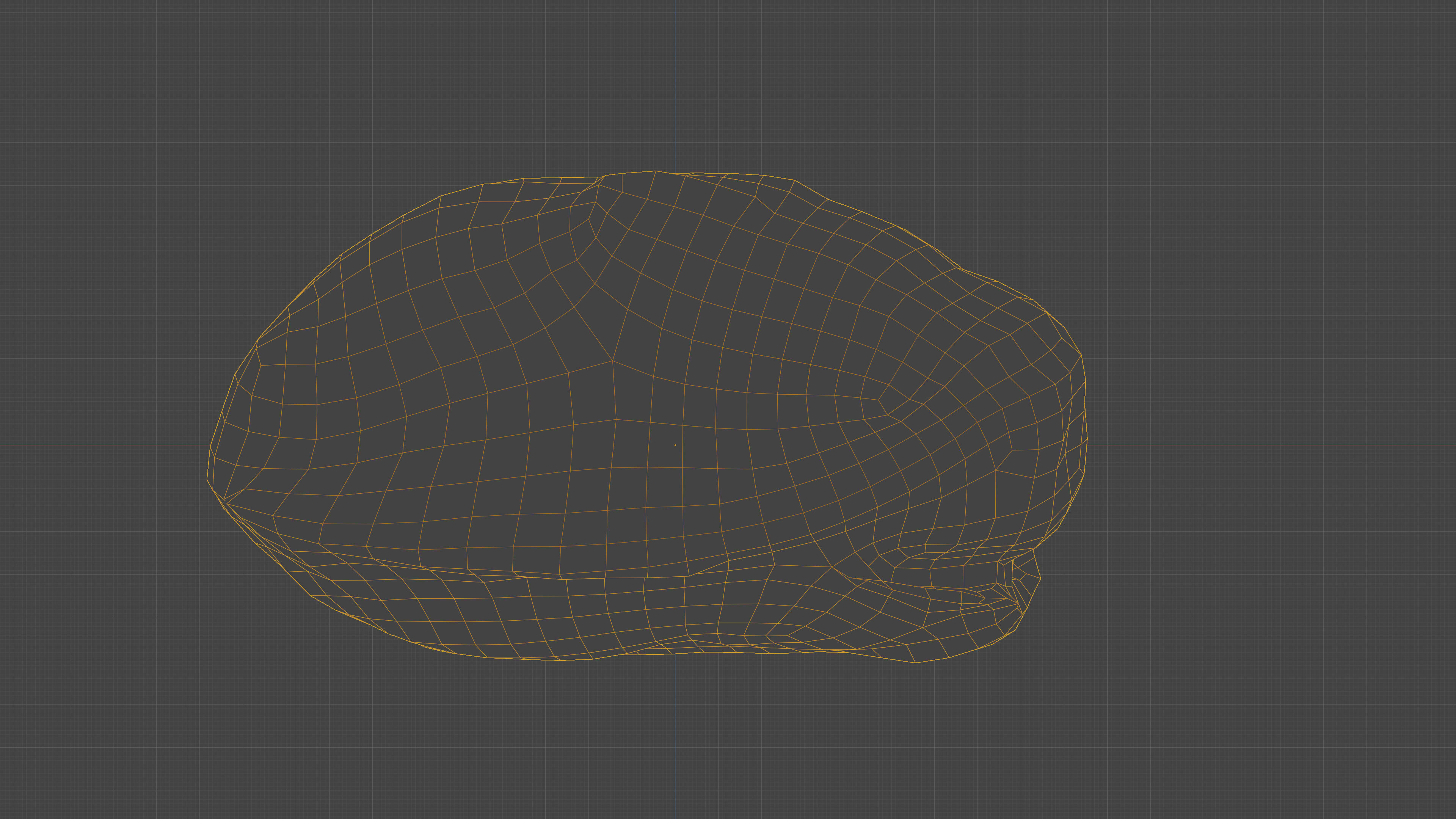 Scanned pistachio nut Low-poly 3D model_24