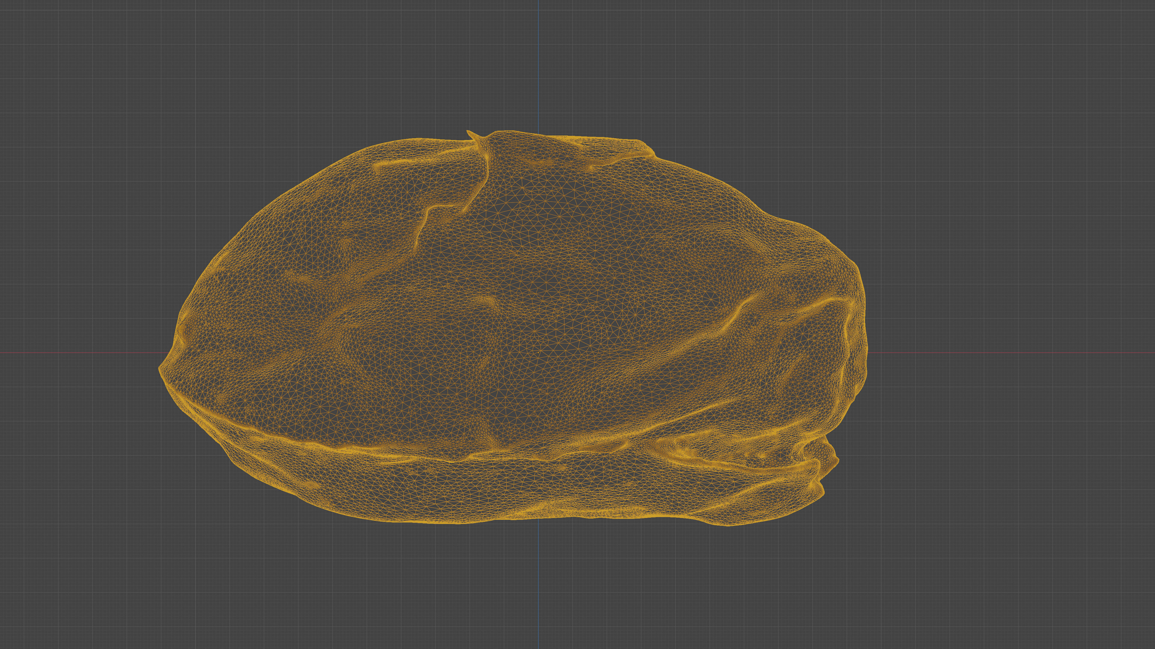 Scanned pistachio nut Low-poly 3D model_19
