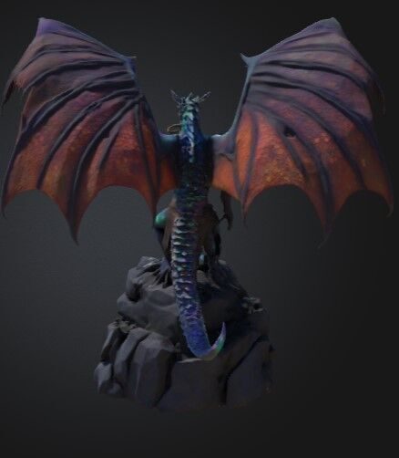 dragon humanoid 3D print model_3