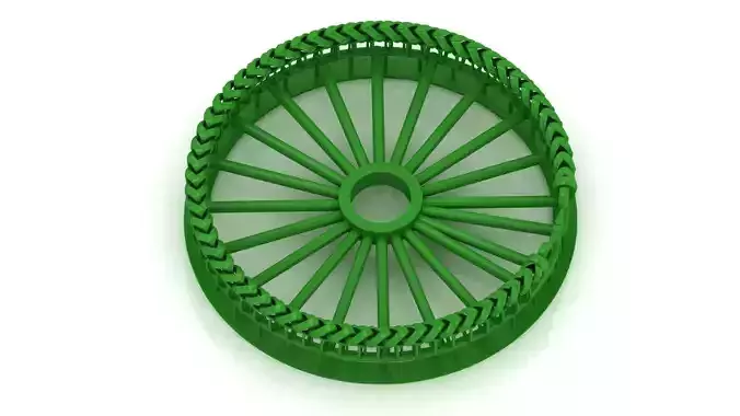 5MM Spiral Franco Cuban Bracelet ready to print 3D print model