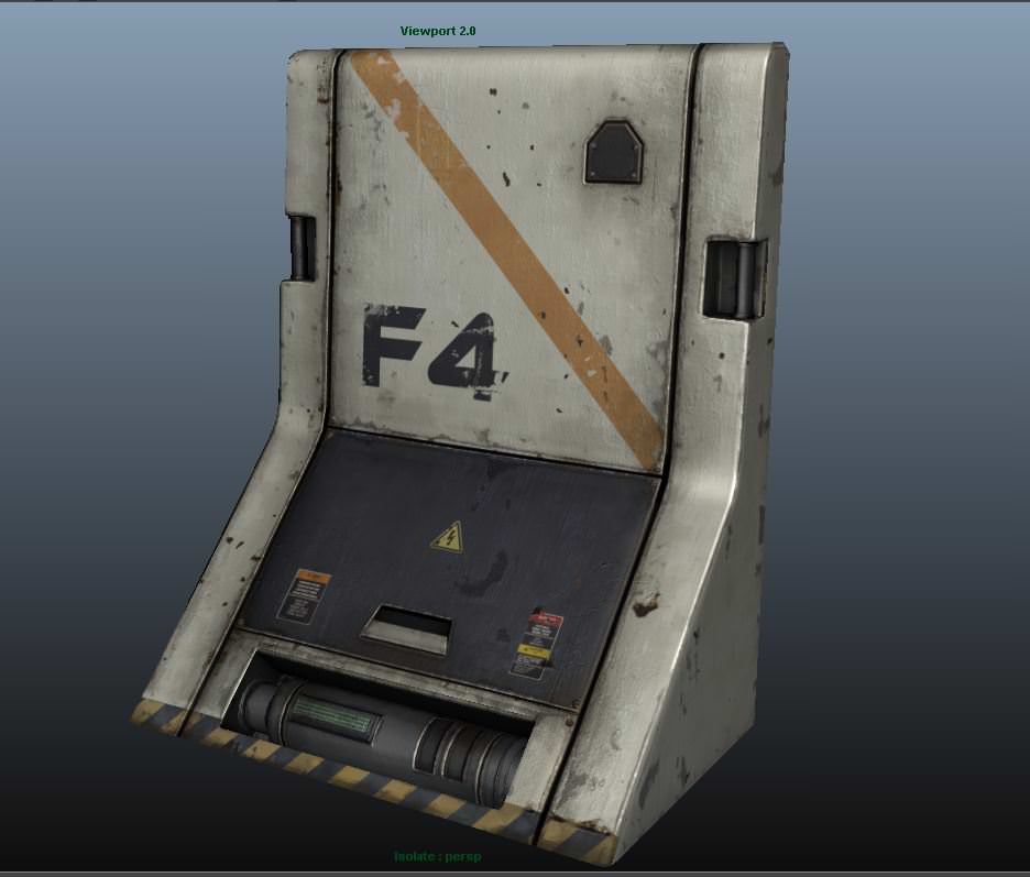 Scf-Fi Hallway 3D model_4