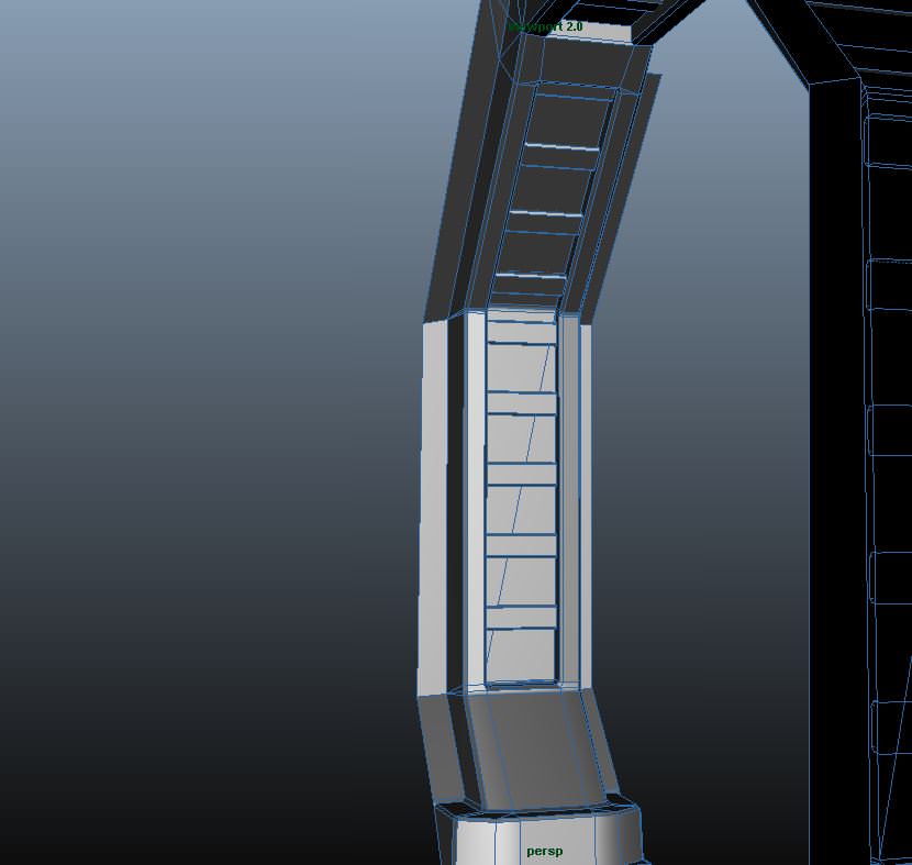 Scf-Fi Hallway 3D model_12