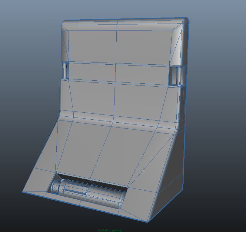 Scf-Fi Hallway 3D model_3