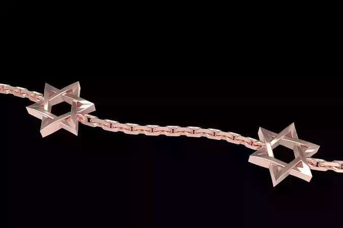 Jewish Star Charm bracelet pendant