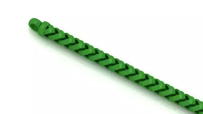 5MM NEW Strick Franco Cuban Bracelet ready to print 3D print model