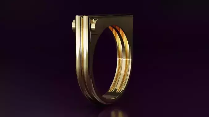 free form square ring N05